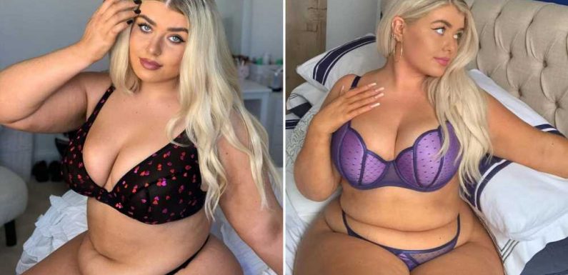 I’m a size 18 model and love showing off my body in sheer lingerie – I'm a baddie with a belly | The Sun