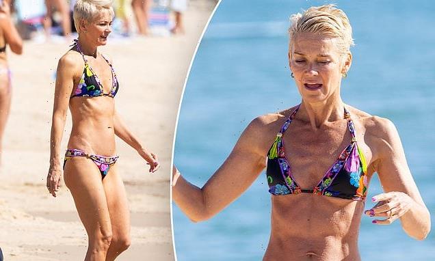 Jessica Rowe, 52, shows off her age-defying figure in $299 bikini