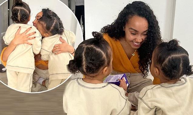 Leigh-Anne Pinnock gives fans a rare glimpse of her twins