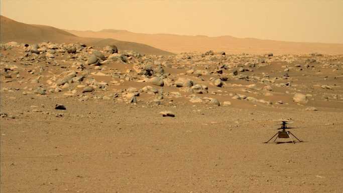 NASA's little helicopter on Mars hits 50 flights