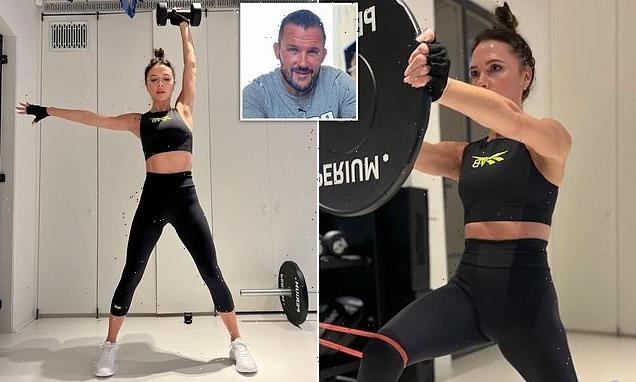 Posh and pecs! Victoria Beckham swaps trainer for East End judo champ