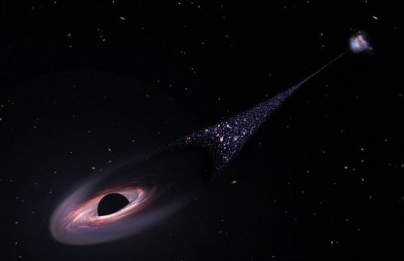 'Runaway' black hole is tearing through the universe, NASA warns