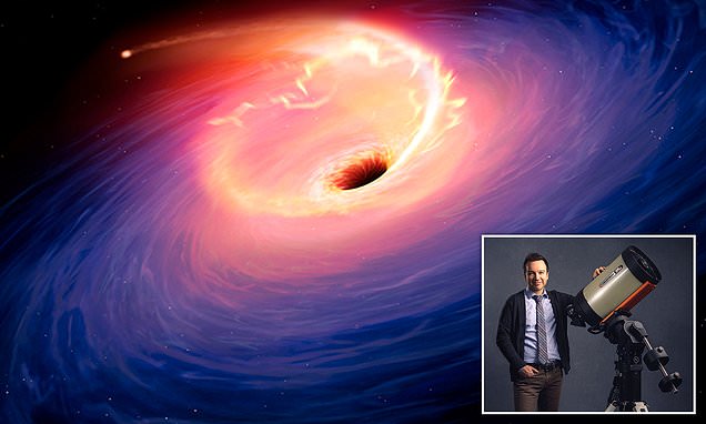 Supermassive black hole dubbed 'Scary Barbie' is tearing apart a star
