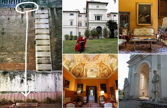 The 'collapsed' wall that led to eviction of Italian Princess