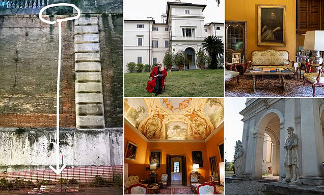 The 'collapsed' wall that led to eviction of Italian Princess