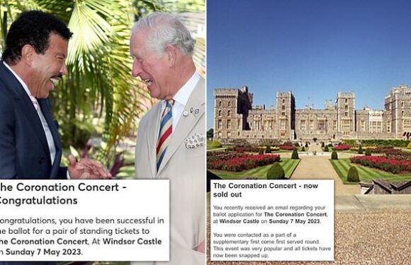 Ticketmaster customers' fury over Coronation Concert ballot emails