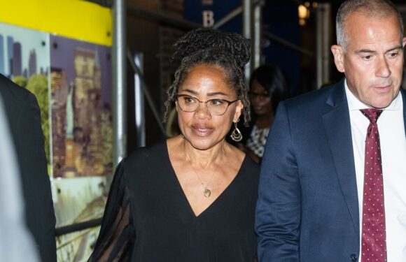 Doria Ragland ‘looks flawless’ in £557 shoes and gold necklace to match Meghan