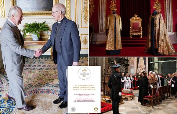 Follow today's Coronation with the order of service