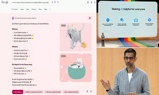 Google is launching AI search engine with 'conversational' interface