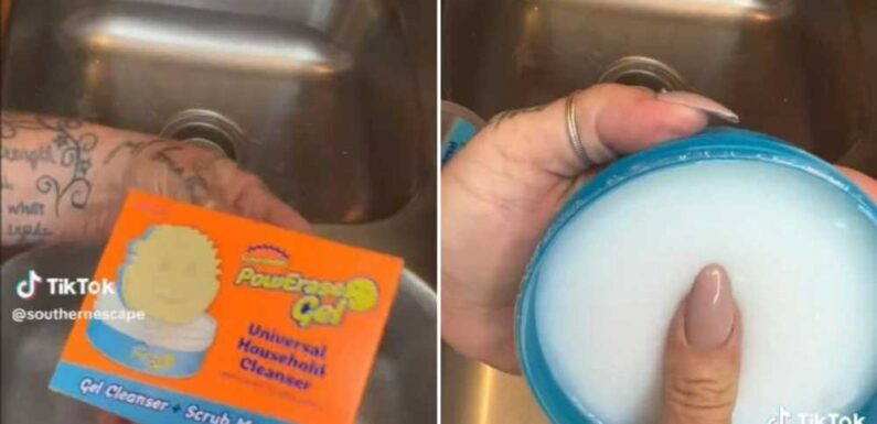 I'm a cleaning pro & tested THE Scrub Mummy Power Gel to see how it stood up against my scaly sink – here's how I got on | The Sun