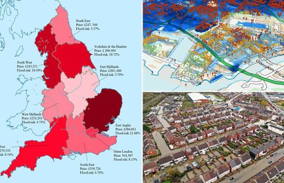 Is YOUR home at risk? 1 in 6 properties in England at risk of flooding