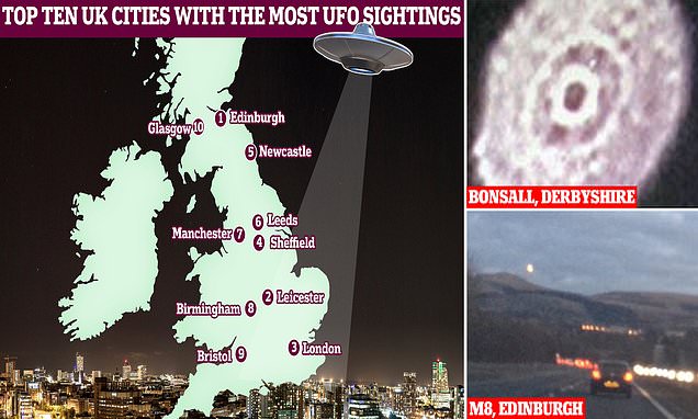 Is your hometown one of the UK's UFO hotspots?