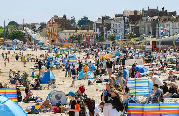 Just for a change, it's a sunny bank holiday!