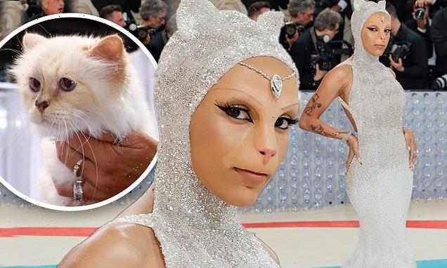 Met Gala 2023: Doja Cat dresses as Karl Lagerfeld's feline Choupette