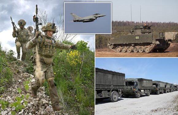Over 1,500 British troops join major NATO 'Spring Storm' in Estonia
