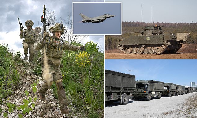 Over 1,500 British troops join major NATO 'Spring Storm' in Estonia