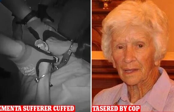 Police used two handcuffs to restrain elderly woman with dementia
