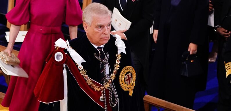 Prince Andrew ‘was in Coronation photo shoot’ but pics ‘won’t be released’