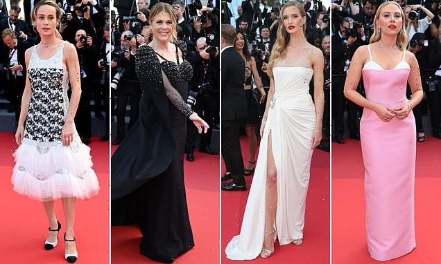 Rosie Huntington-Whiteley attends the 76th Cannes Film Festival
