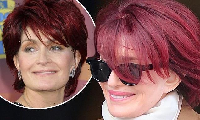 Sharon Osbourne shows off new pearly white teeth