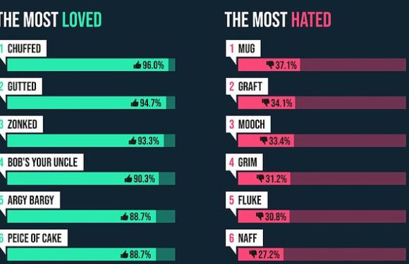 Study reveals the most loved and hated British slang words