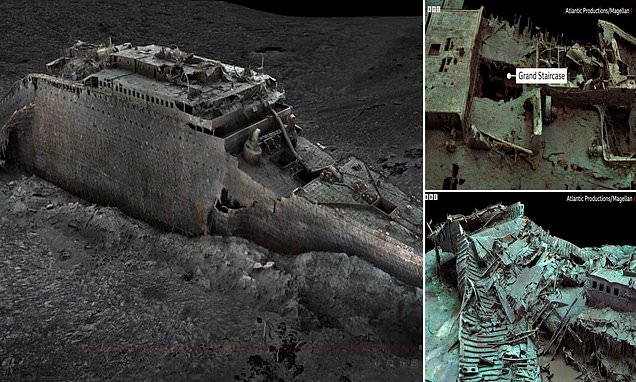 Titanic: Full-sized scans show shipwreck like never before