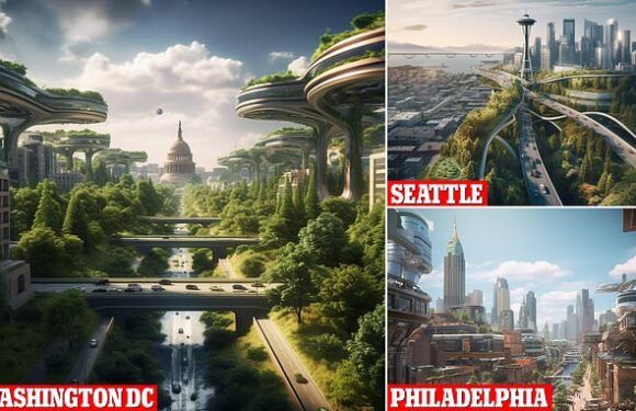 What 10 American cities will look like in 2050, predicted by AI