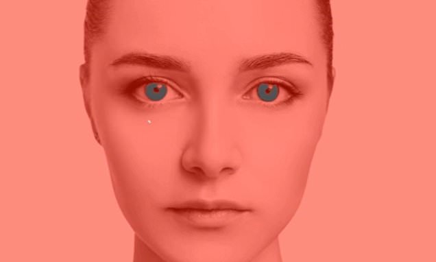 What colour do YOU see? This woman's eyes aren't actually blue