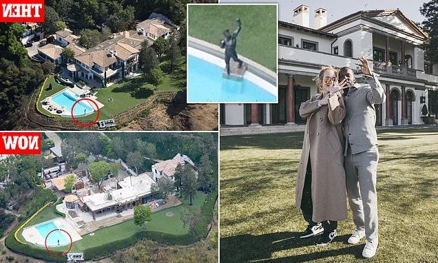 Aerials reveal major renovations at Adele's $58M Beverly Park mansion