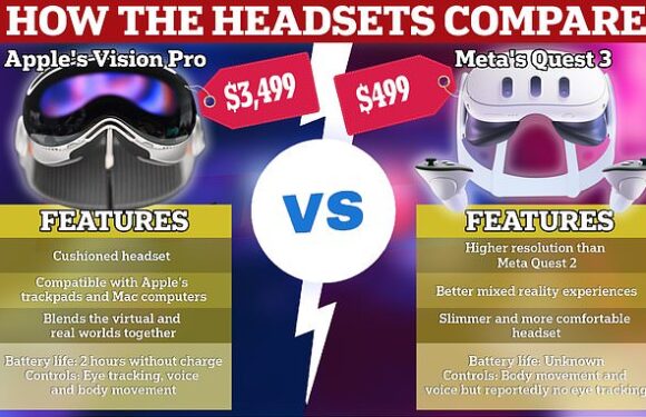 Apple Vision Pro vs Meta Quest 3: How the headsets stack up