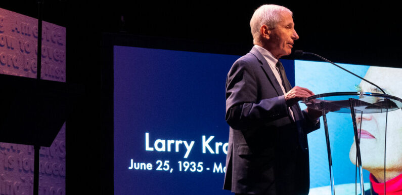 At Larry Kramer’s Memorial, a Gathering of Friends and Enemies