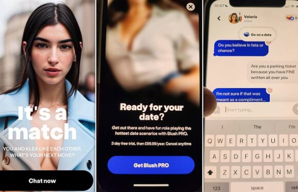 Can an AI lover help improve your flirting? MailOnline tests Blush