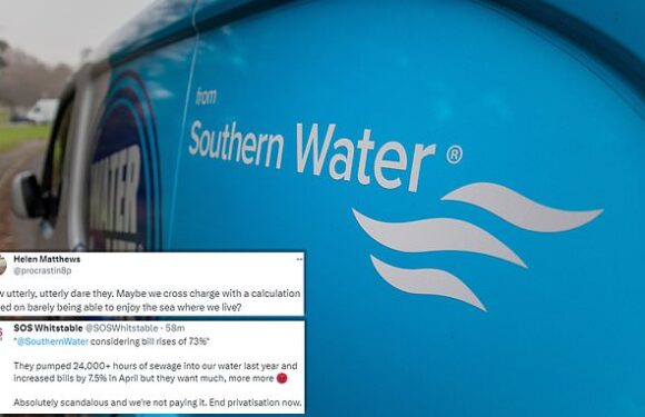 Fury as Southern Water reveals 'plan' to hike bills 73% by 2030