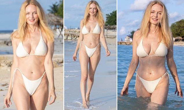 Heather Graham, 53, shows off her incredible bikini body