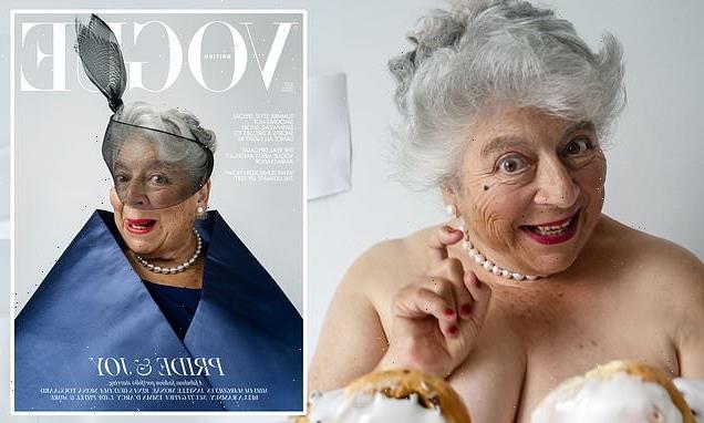 Miriam Margolyes poses NAKED as British Vogue's unlikely cover star