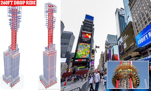 NYC approves 'thrill ride' for Times Square