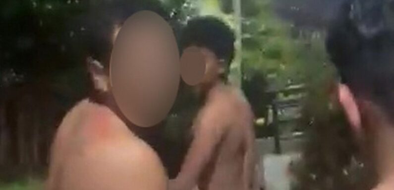 ‘Real life Game of Thrones’ as angry mob force suspected thieves to march naked