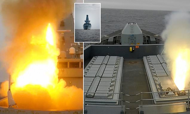 Royal Navy's £1bn HMS Defender destroys high-speed jet drone
