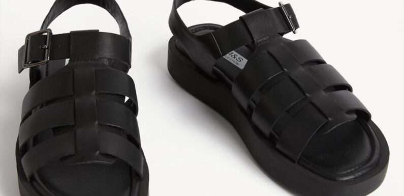 Shoppers rave about M&S sandals that are an insanely affordable dupe of The Row fisherman sandal | The Sun