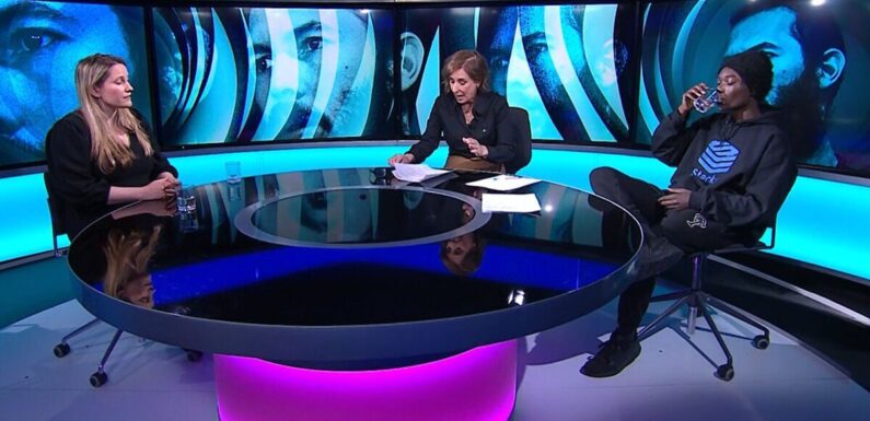 TikTok prankster Mizzy snatches Newsnight host Kirsty Wark’s water