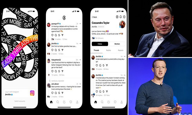 5MILLION people sign-up to new app Threads within hours of launch