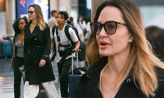 Angelina Jolie spotted at JFK airport after leasing Manhattan property