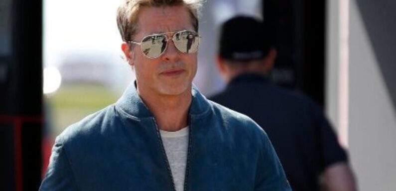 Brad Pitt looks half his age as he films F1 movie at Silverstone