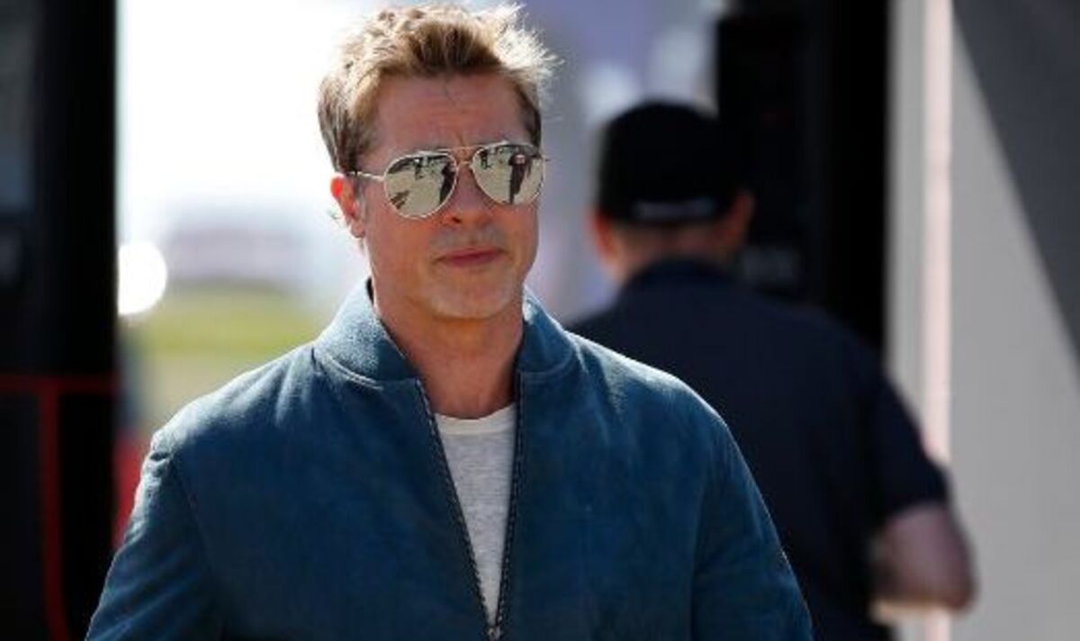 Brad Pitt looks half his age as he films F1 movie at Silverstone