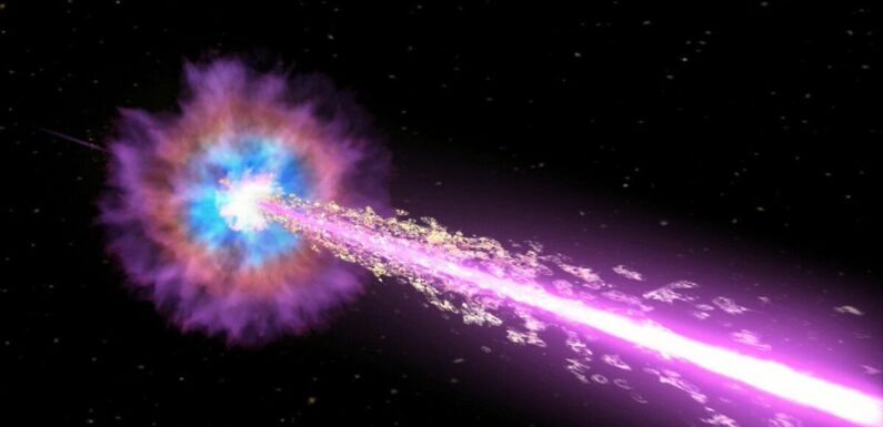 Brightest gamma-ray burst ever spotted 2.4 billion light-years distant