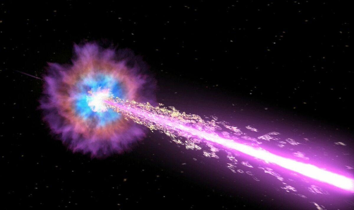 Brightest gamma-ray burst ever spotted 2.4 billion light-years distant