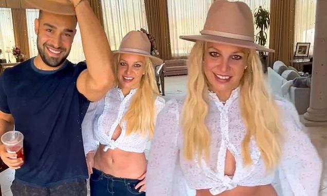 Britney Spears dances with Sam Asghari after releasing new song