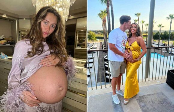 Charlotte Dawson praised by fans as she shows off 'real pregnancy body' and says she's 'proud' of her stretch marks | The Sun