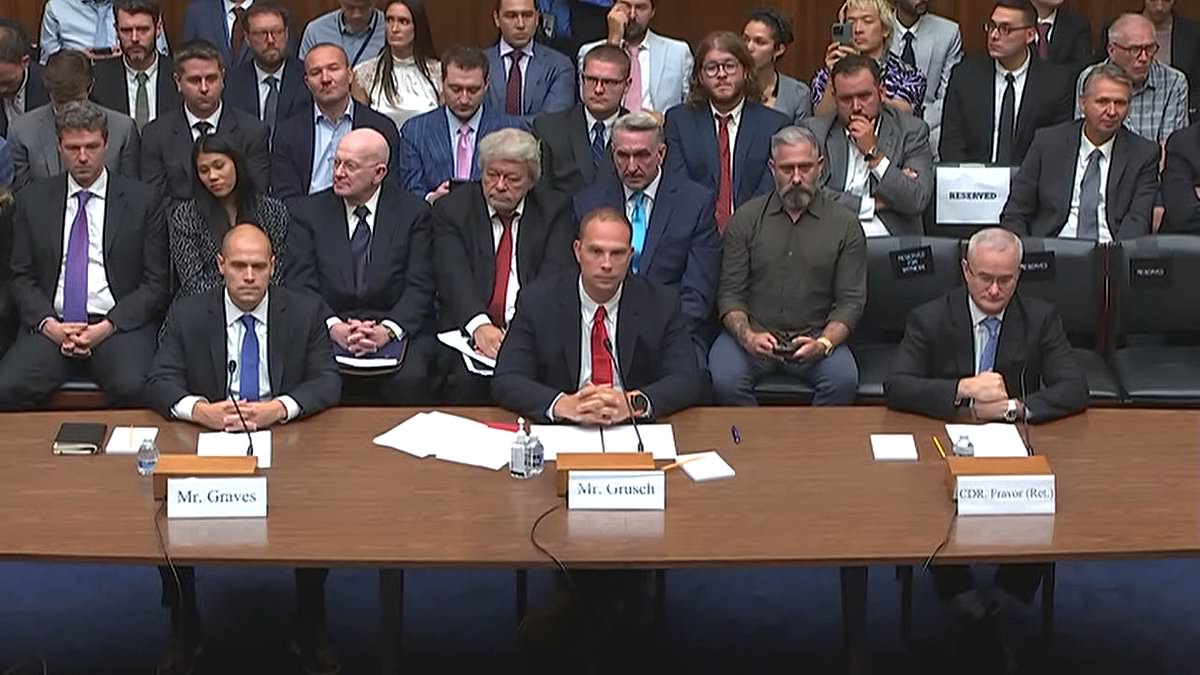 Congressman kicks off bombshell UFO hearing NOW