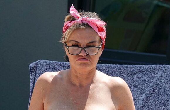 Danniella Westbrook sunbathes nude before getting boobs done ‘four sizes bigger’
